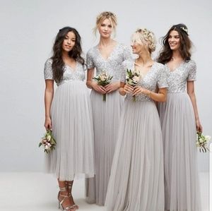 Maya Maternity Cap Sleeve V Neck Midi Dress